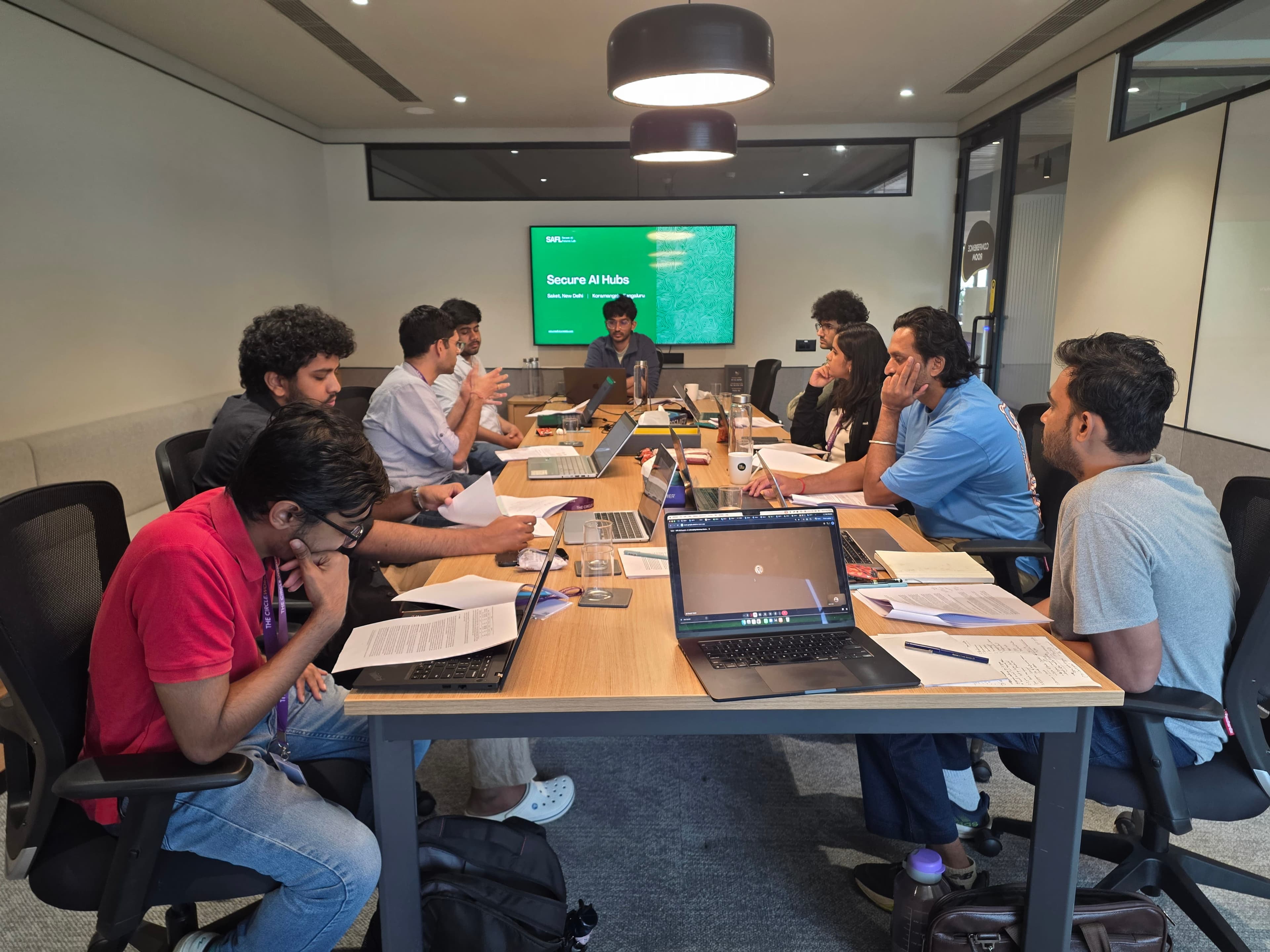 A session in progress at the SAFL Bengaluru hub in Koramangala