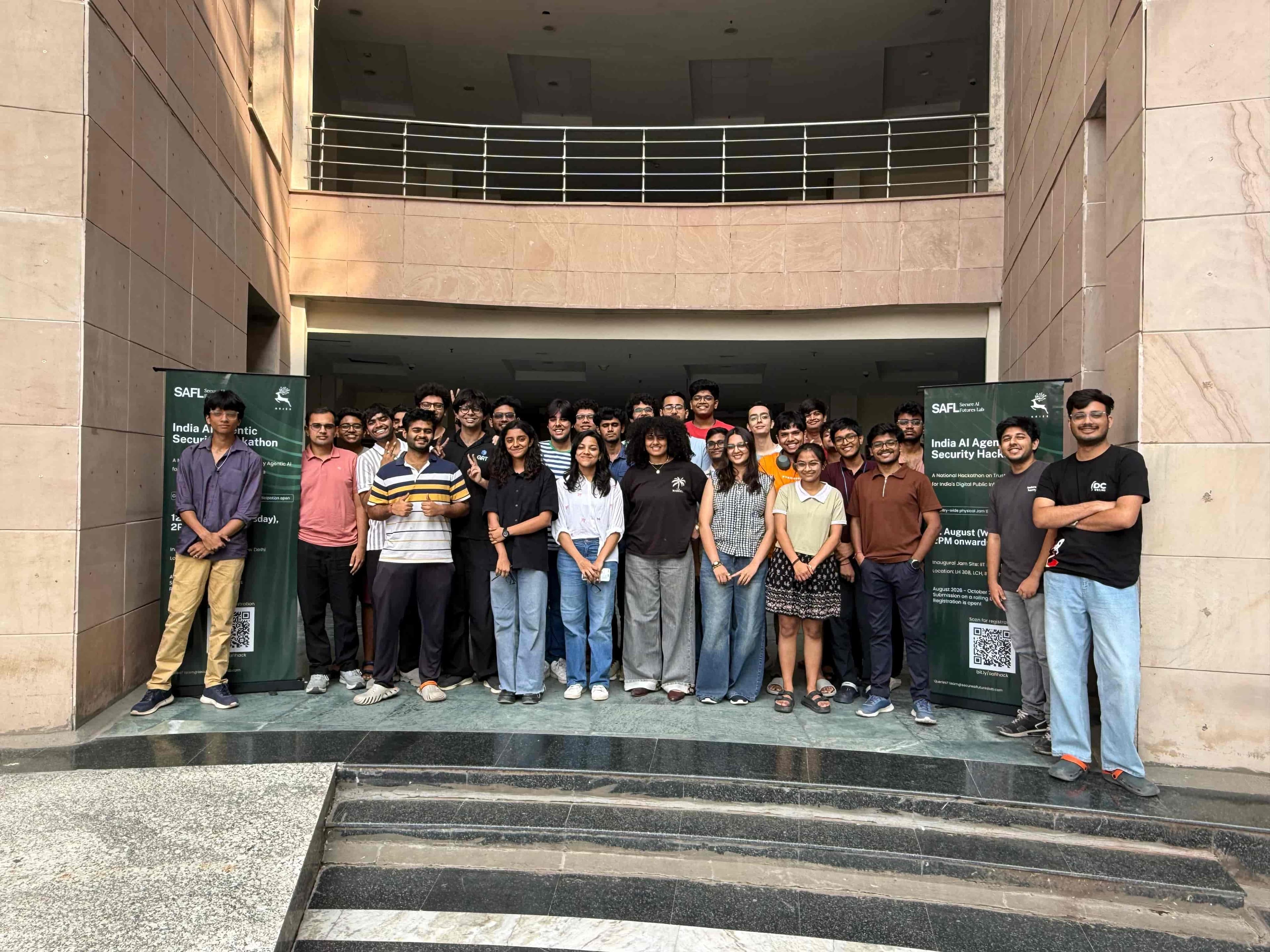 Participants of the IIT Delhi edition gathered for a group photo
