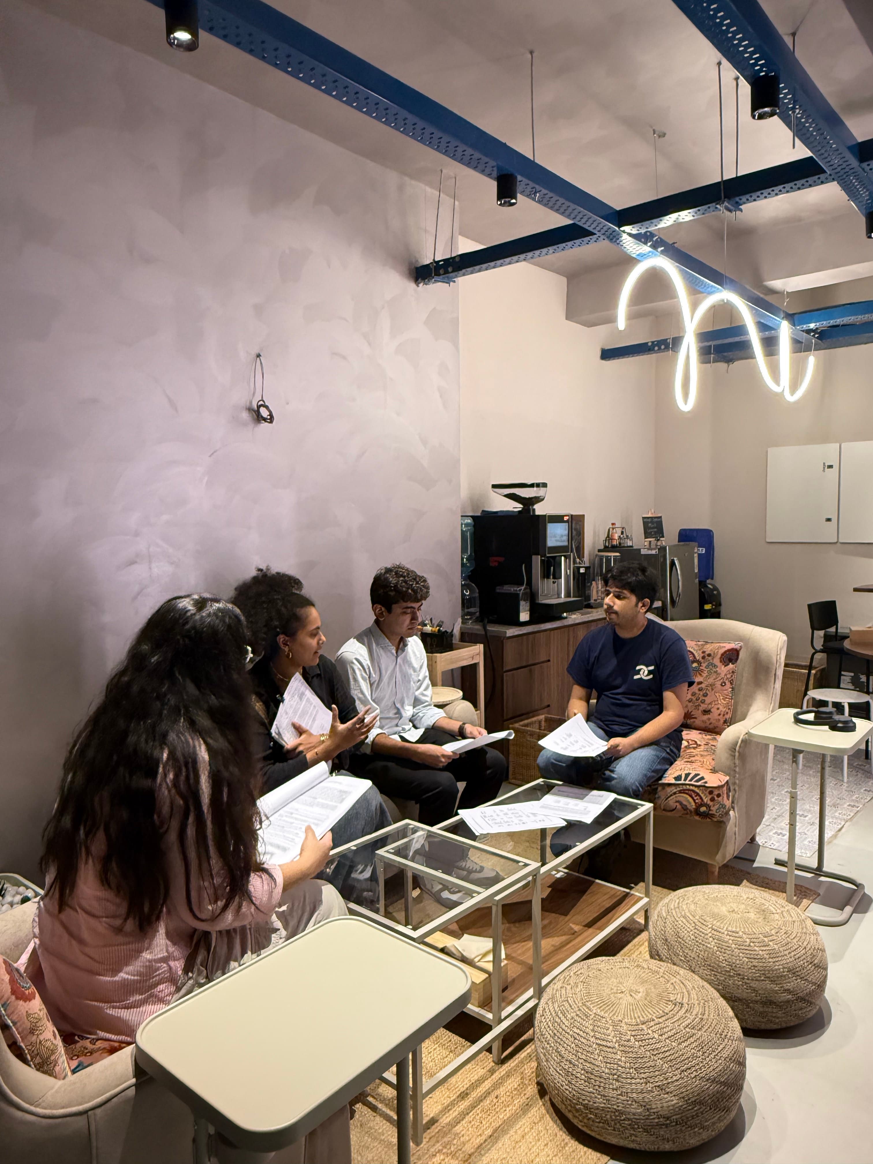 Technical AI Governance Reading Group in session at the SAFL Delhi hub